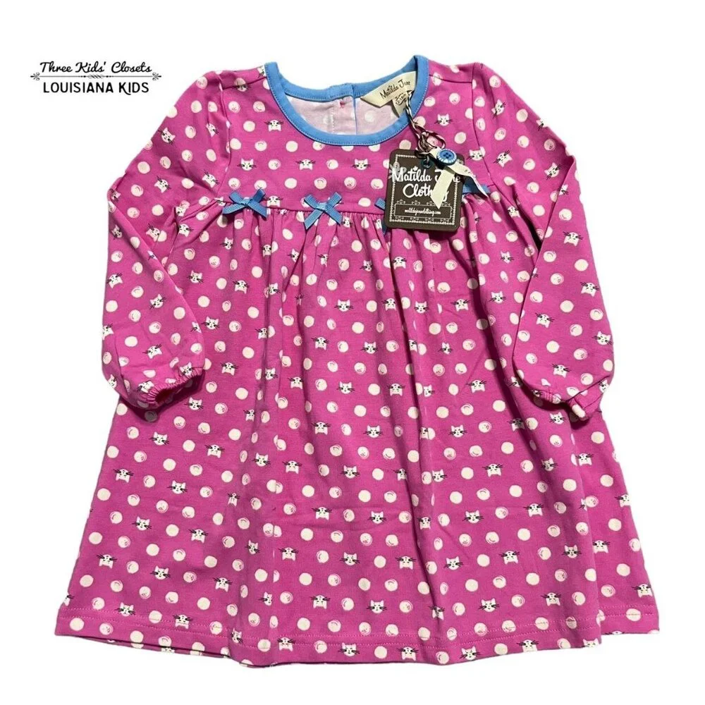 NEW Matilda Jane 12-18m Make Believe Joyful Joyful Dress & Bloomers Set